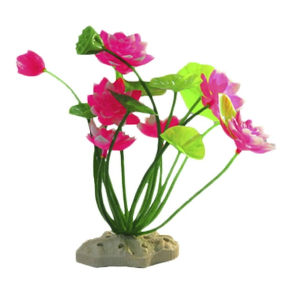 GAXIRE 1Pack Decorations for Fish Tank Natural Style Silicone Shape 8.3x3.3x2.0in