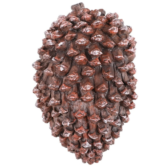 GAXIRE Garden Key Hider Box 1 Pack Resin Pine Cone Shape Outdoor Hide-a-Key Safe for Home Security