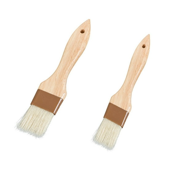 GAXIRE 1Pack Kitchen Pastry Brush Wooden Design for Baking with High Temperature Resistance