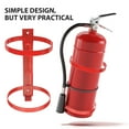 thumbnail image 1 of GAXIRE Fire Extinguisher Mounting Bracket Stainless Steel Red 1Set, 1 of 8
