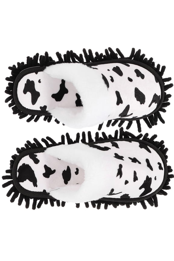 1 Pair Mop Slippers Reusable Sweeping Shoes Washable Anti Skid Practical for Home