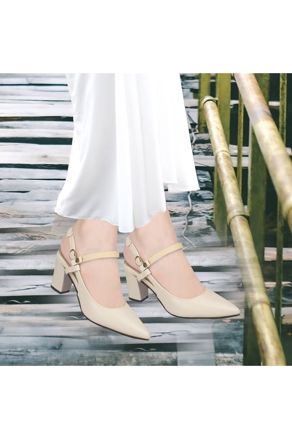 1 Pair Adjustable Beige PU Snap Button Shoe Straps for High Heels, Comfortable and Bands