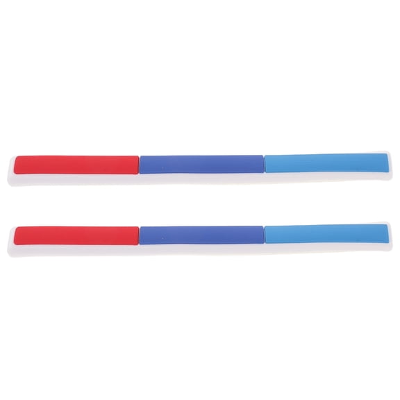 GAXIRE 1Pair Stylish Automotive Decals Rubber Self Adhesive Bumper Protector Strip in Assorted Color