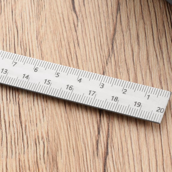 GAXIRE 1Pc Wear Resistant Stainless Steel Protractor with Ruler for Bevel Setting and Radial Lines