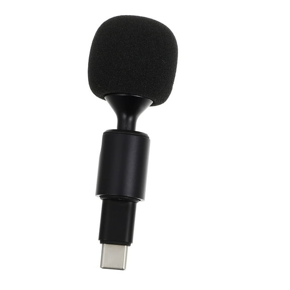 GAXIRE 1Pc Foldable Type C Microphone Compatible with Phones Tablets and Computers