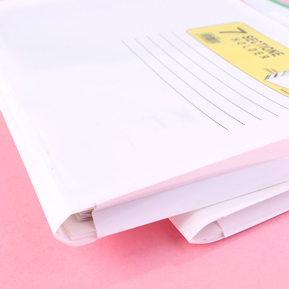 GAXIRE 1Pc White Office Project File Folder with Writable Surface for Easy Identification