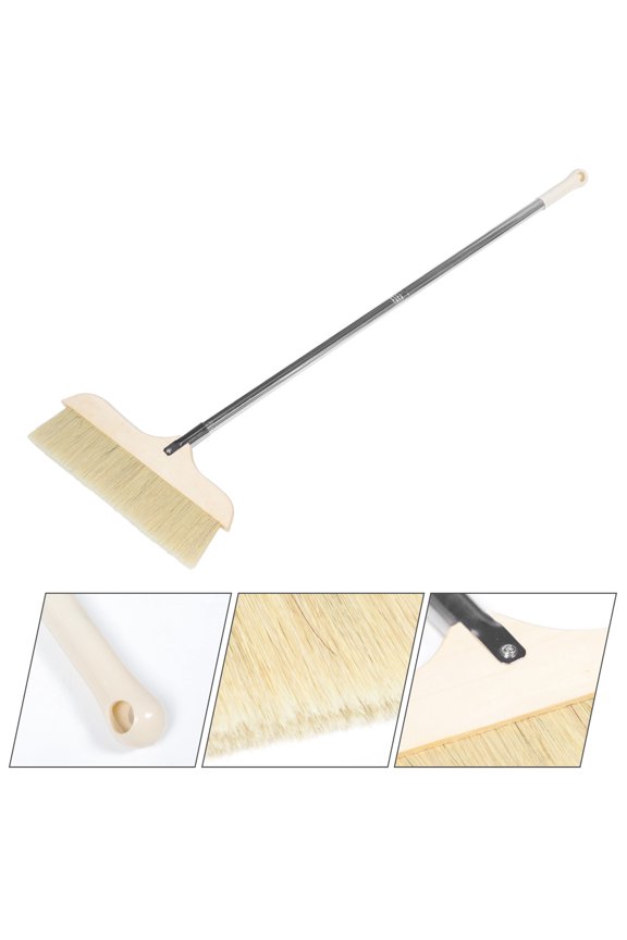 House Broom for Sweeping Indoor Floors Lightweight Soft Bristle Cleaning Tool