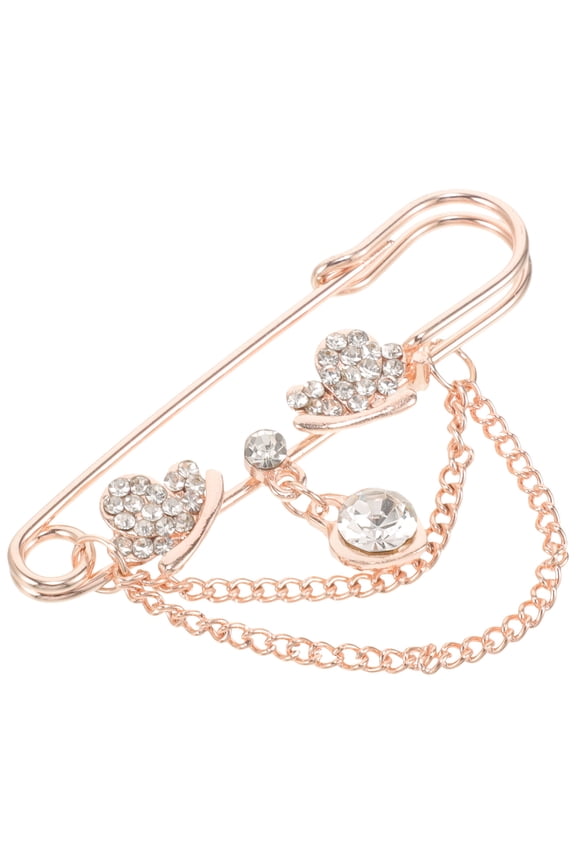 Sweater Shawl Brooch Alloy 1Pack 2.36X0.51X0.24in