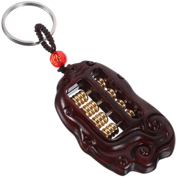 GAXIRE 1Pcs Decorative Abacus Pendant Retro Style Keychain For Home Decoration