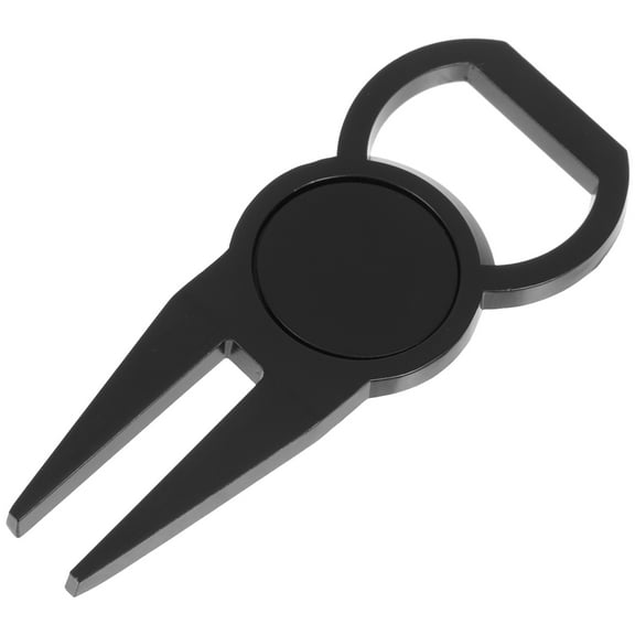 GAXIRE Black Golf Divot Tool with Multiple Functions for Golf Accessories and Course Maintenance