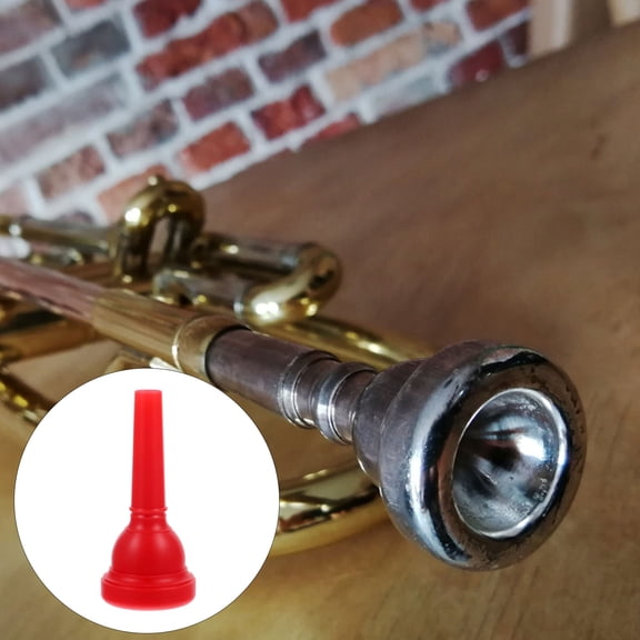 GAXIRE 1Pcs Durable Red ABS Trombone Mouthpiece for Good Sound and Easy Installation in Music Practice
