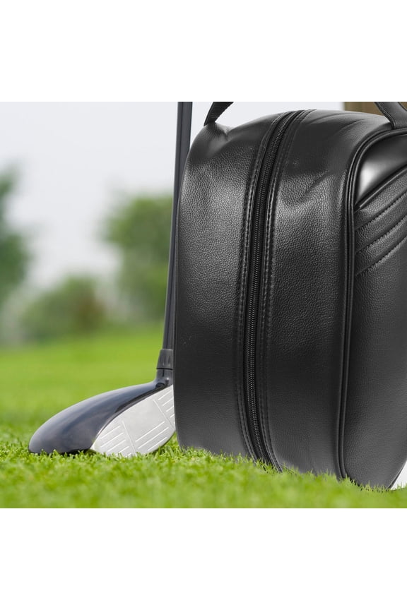 Water Resistant Black Shoe Bag for Travel with Zipper Closure, Multi-Purpose Storage Organizer