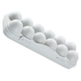 thumbnail image 1 of GAXIRE Refrigerator Egg Storage Box Grey 1Pack 11.8X4.3X2.6in, 1 of 8