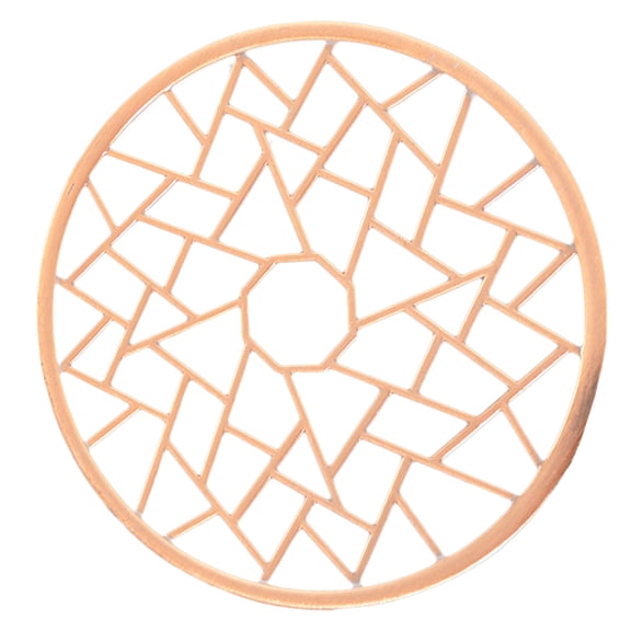 GAXIRE 1Pcs Modern Trivets Mat Alloy Heat Resistant Mats for Countertop Khaki