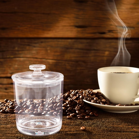 GAXIRE Acrylic Decorative Canister Storage Jar Set for Kitchen Organization, Airtight Sealed Containers for Household Use