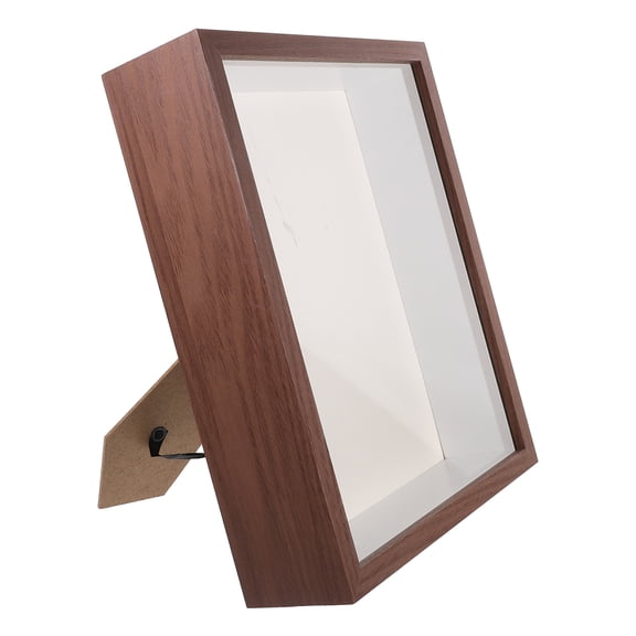 GAXIRE 1Pcs Rectangular Dried Flower Frame Wood Minimalist Home Decor Indoor Decoration 10 Inches