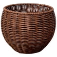 thumbnail image 1 of GAXIRE Woven Rattan Storage Basket for Desktop, Coffee, Snacks, Home Organization and Decorative Use, Stylish and, 1 of 8