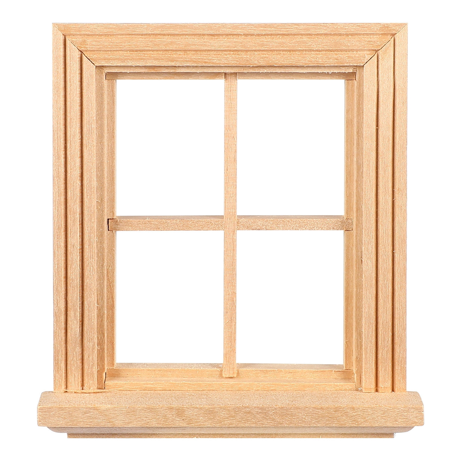 GAXIRE 1Pcs Tiny Dollhouse Window Mini Window Frame Model for Toy House ...