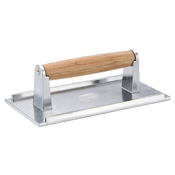 GAXIRE Compact Aluminum Burger Patty Maker Manual Meat Press Silver