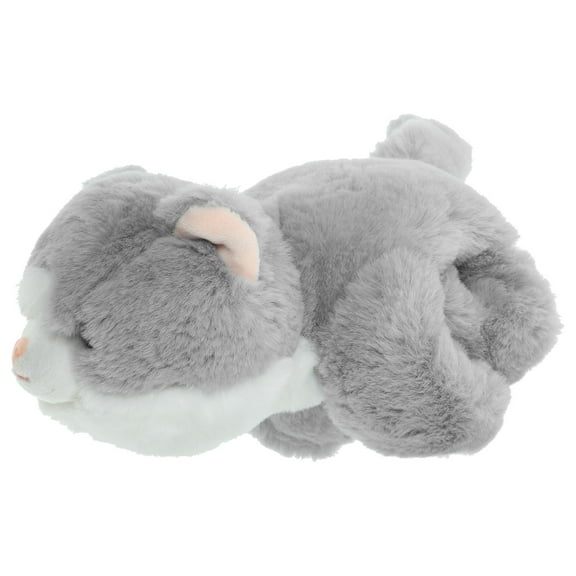 GAXIRE Grey Animal Plush Wrist Hugger Toy Filled with Soft PP Cotton - 1 Piece Cuddly Hand Pillow