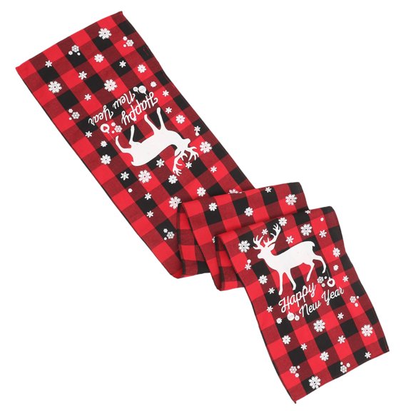 GAXIRE Elegant Christmas Table Runner Decorative Holiday Table Flag for Home Party and Seasonal Decor