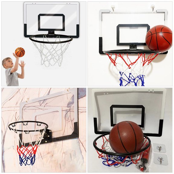 GAXIRE 1Set Foldable Basketball Backboard with Foam Padding for Indoor Outdoor Use