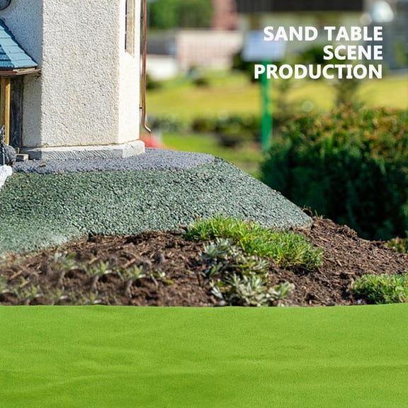 GAXIRE Artificial Grass Turf Mat Light Green Plastic Lawn Carpet for Scenery Decoration and Outdoor Landscaping