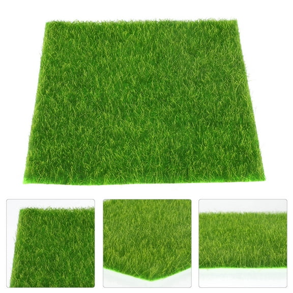 GAXIRE Artificial Grass Lawn Green Plastic Sheet for Decoration, Landscaping, Garden, Patio, Indoor and Outdoor Use