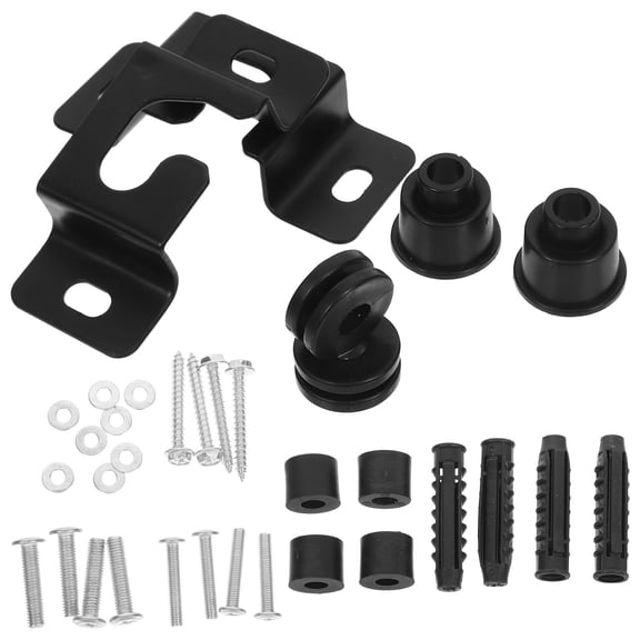 GAXIRE Heavy Duty Wall Mount Bracket for Large Flat Screen TVs, Black Metal Frame, Secure and TV Mounting Kit
