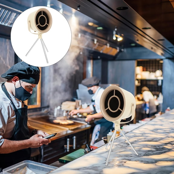 GAXIRE Small Tabletop Kitchen Range Hood 1 Set Exhaust Fan with Efficient Low Noise for Home Cooking