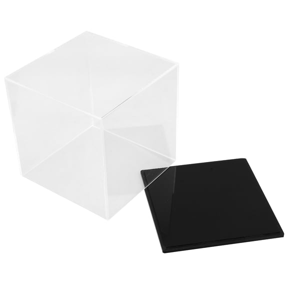 GAXIRE Clear Acrylic Softball Display Case Protective Hard Cover for Softball Collectibles 1 Piece