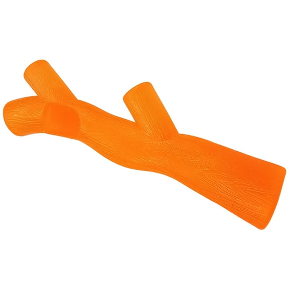 GAXIRE Dog Grinding Stick for Interactive Play Orange TPR 1Set