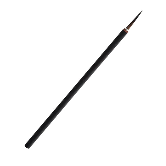 GAXIRE 1pc Professional Hand Drawing Pen Tip Brushes Detailing Painting Drawing Brushes for Ceramic Painting (Black)