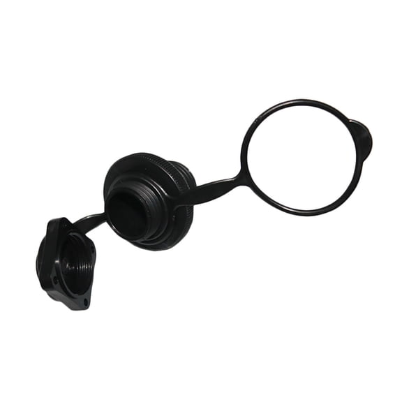 GAXIRE 2 PCS Replacement Caps Boat Spiral Black PVC for Water Sports