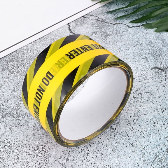 GAXIRE 2 Rolls Caution Tape for Floor Marking, BOPP Safety Tape with Sun , Indoor Outdoor Use