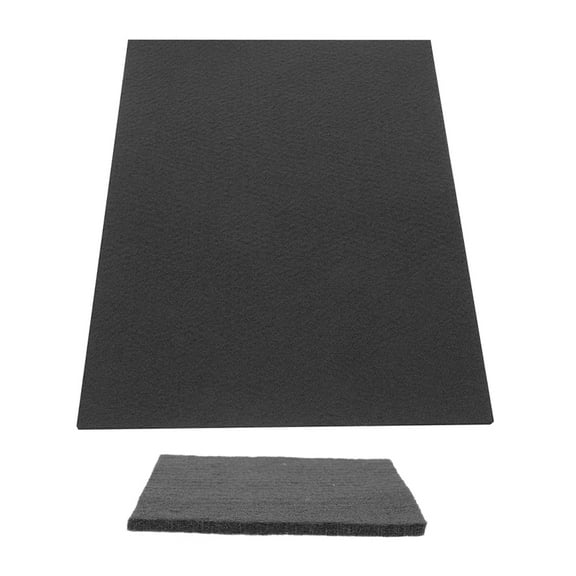 GAXIRE Carbon Felt Welding Blanket Fireproof Insulation for Vacuum Furnace Dark Grey 2-Pack