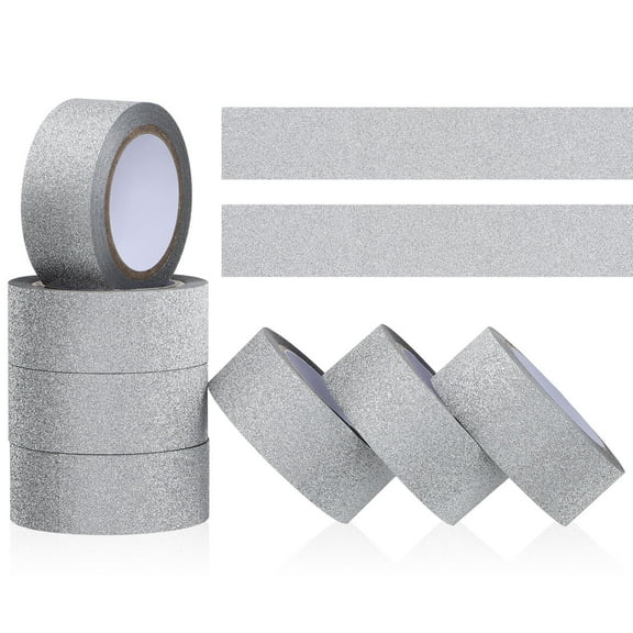 GAXIRE 20 Rolls Grey Wrapping Tape for Crafts 15mm x 5m Adhesive Tape for , Wrapping, and Packaging
