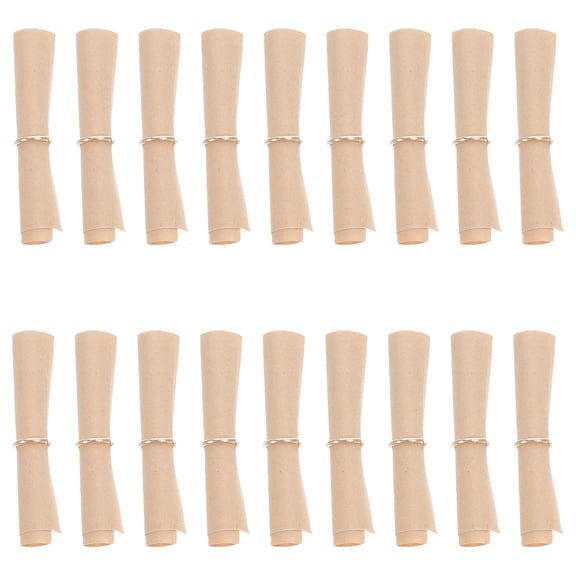 GAXIRE 200pcs Vintage Message Rolls: Kraft Paper Writable Scrolls - Mini Notes for Wish Bottles Wedding Wishing Jar Office School Party Decorations