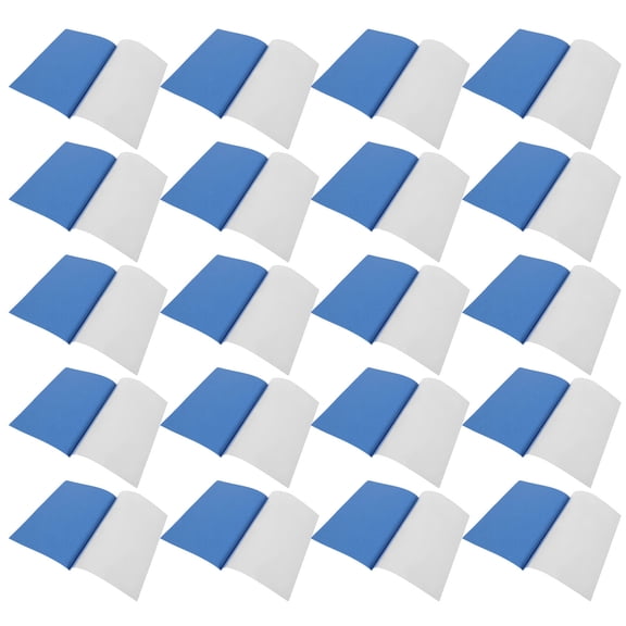GAXIRE 20Pcs Blue Binding Covers with Hot Melt Technology for Secure Thermal Document Binding