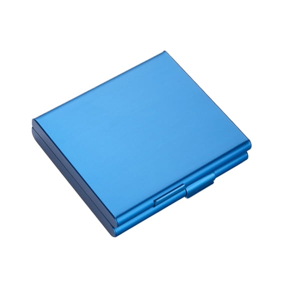 GAXIRE Portable Clamshell Open Cigarette Case Aluminum Cigarette Holder Packaging Case for Men (Random Color, Fit for 20pcs Cigarettes)