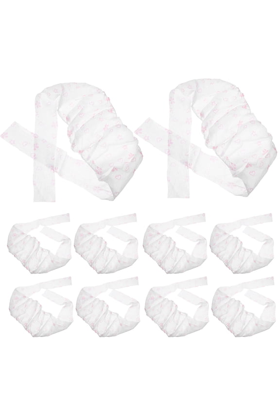 20Pcs Womens Disposable Bras Breathable Non-Woven Fabric for Sauna Beauty Salon Use