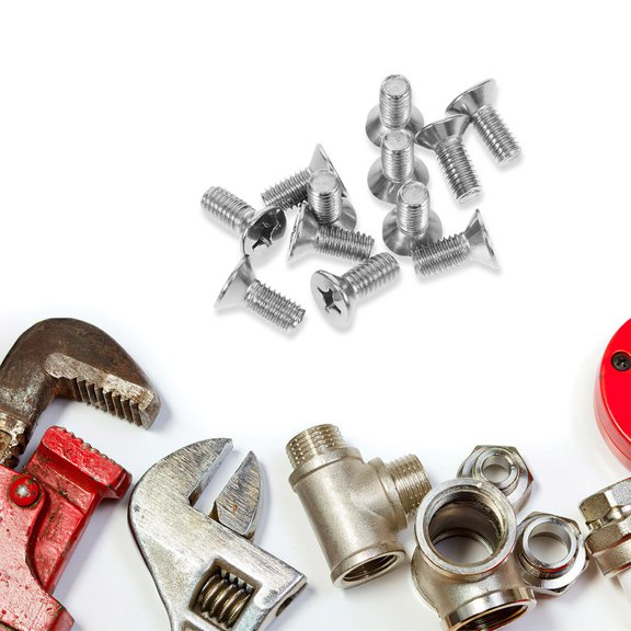 GAXIRE 24Pcs Car Brake Disc Fixed Screws Stainless Steel Metal Bolts for Secure Brake System