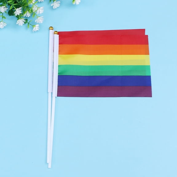 GAXIRE 24Pcs Colorful Banner Polyester Assorted Colors for Events