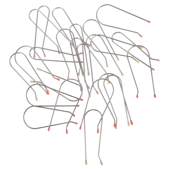 GAXIRE 24 Pcs Hair Roller Clamps Resin Assorted Colors for Versatile Hair Styling and Secure Hold