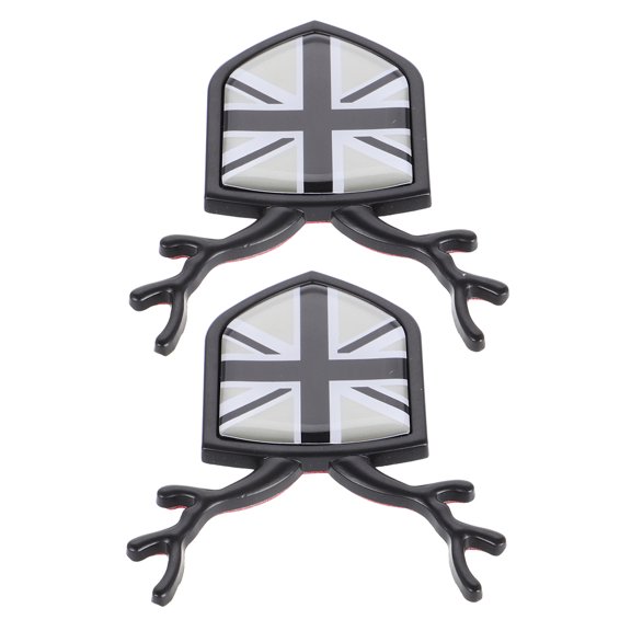 GAXIRE 2PCS Britain Flag British Emblem Car Decal Sticker Car Exterior Sticker Decoration Car Badges Emblems UK Flag Emblem Decals Car Decals Stickers