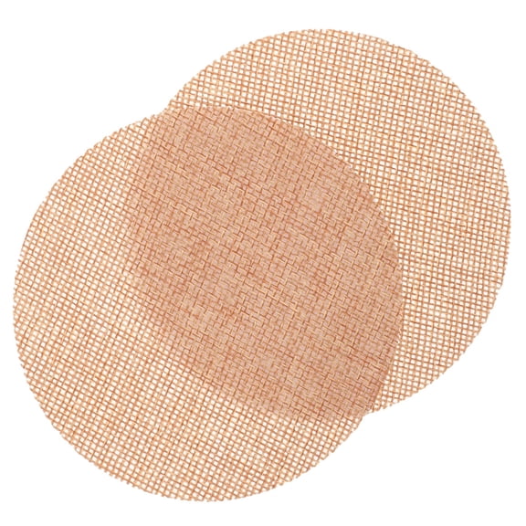 GAXIRE 2Pcs Lamp Bottom Covers Khaki Fabric Light Diffusers for Spotlight and Downlight