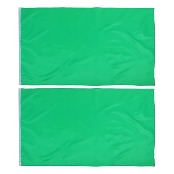 GAXIRE 2PCS Solid Color Polyester Flags for Indoor Use, Decorative Flags for Home, Office, Party, and Events