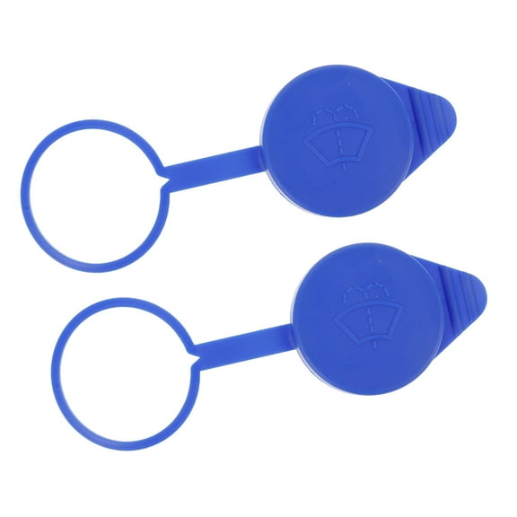 GAXIRE 2-Pack Plastic Windshield Washer Fluid Caps Replacement Leak-Proof Covers for Car Washer Reservoir Tank