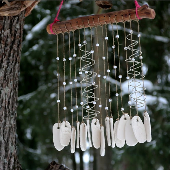 GAXIRE Wind Chime Replacement Parts DIY Wind Chime Spiral Accessories Iron 2Pcs