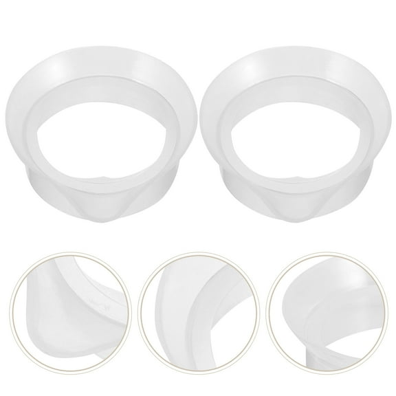 GAXIRE 2-Pack Leakproof Insulated Jug Pourer with Transparent Plastic Water Spout for Easy Pouring and Storage